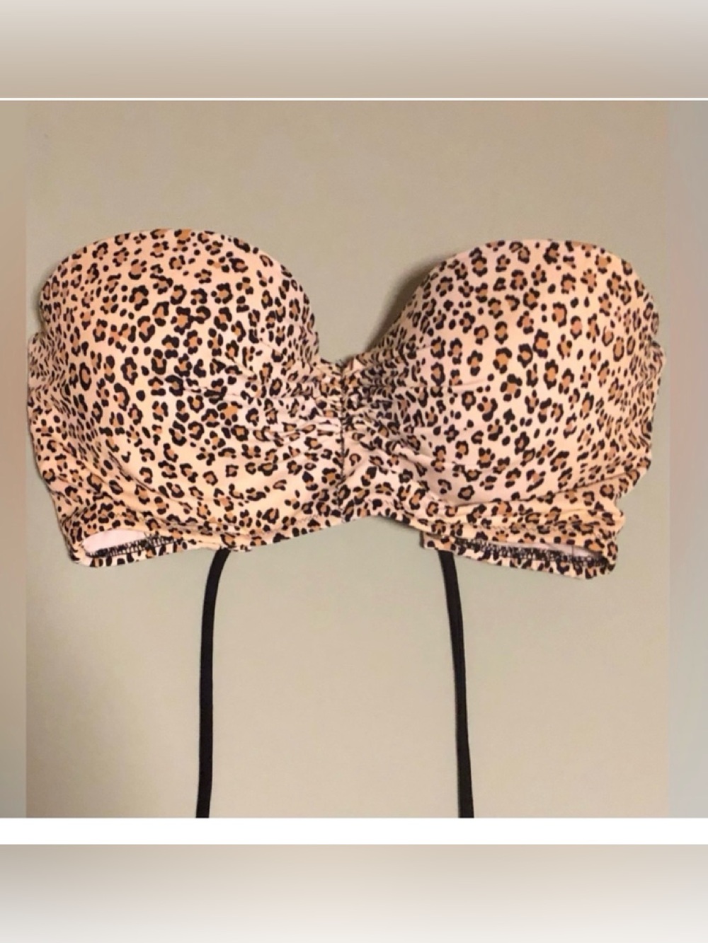Victoria Secret Push Up leopard print Bikini Top